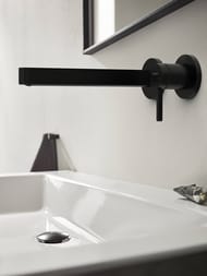 Смеситель Hansgrohe Finoris 76050670 для раковины, скрытого монтажа, излив 228, матовый черный — изображение 2