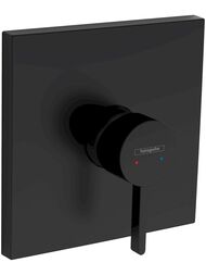 Смеситель Hansgrohe Finoris 76615670 для душа, однорычажный, скрытый монтаж, матовый черный — миниатюра 1