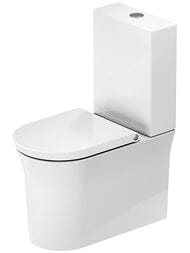 Унитаз напольный Duravit White Tulip 2197092000 370х650 безободковый, верт.смыв, HygieneGlaze, белый