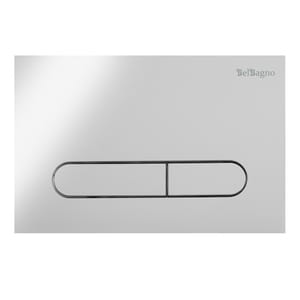 Клавиша смыва для инсталляции BelBagno Prospero BB005-PR-CHROME двойной смыв, пластик, хром глянец