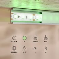 Светодиодная лента Maytoni Led Strip Base 12В 2835 9,6Вт/м Green 5м IP20, 201172