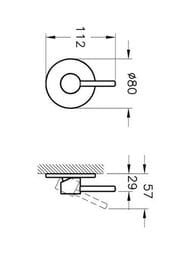 ��������� Vitra Stop valves A41457EXP �������������, ������� �����, ��� ���. �������� ����, ����