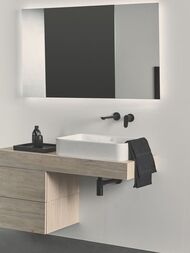 Смеситель для умывальника Ideal Standard CERAFINE O встраиваемый, матовый черный BD133XG