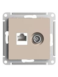 ������� ������� Systeme Electric ATLASDESIGN �� + ������������ RJ45, ���. 5�, �������� ATN001289
