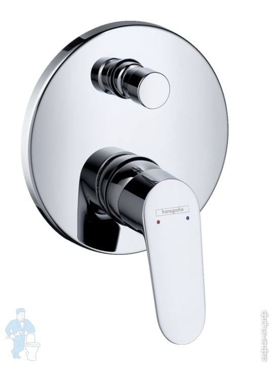 Смеситель Hansgrohe Focus 31945 для ванны/душа, скрытый монтаж ...
