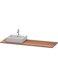 ���������� Duravit XSquare 1600�550�20 1 ����� �����, ������ ������, ������. ����  XS061HL7777