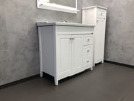 Полуколонна COMFORTY Тбилиси-40 (428х1228х355) напольный, белый глянец 00003132633