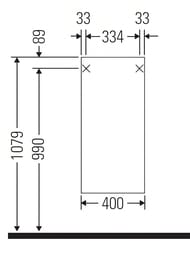���� Duravit Zencha 819�400�240��, ���� ����������� ��� ZE1350L30800000