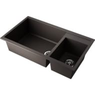 Мойка Omoikiri TEDORI 86-2-U-ES(860х500х220) врезная, тетогранит, цвет коричневый 4997242