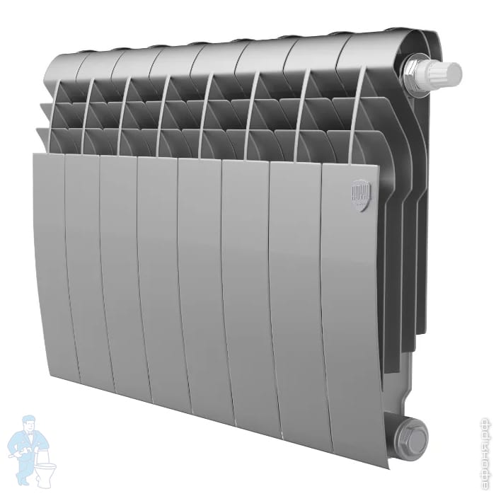 Радиатор биметаллический 8 секций ROYAL THERMO BiLiner ВШГ:430х640х87 ...