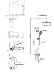 ������� ������� + ����� ���������� ESKO DI3in1 (DI3in1B) ��� ��������/�����, ������