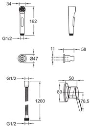 ��������� Jacob Delafon Elate E24610-BL ������������, �������������, � ���. �����, ������ �������