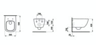 ������ ��������� Laufen PALOMBA 8.2080.2.400.000.1 (365�540�430) ������������, �����