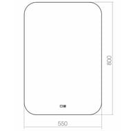 ������� Silver Mirrors Pallada-2 (550�800) ���������,��������� �����������, �������� LED-00002272
