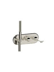 Смеситель для ванны/душа Bossini Apice Z00555.094 встраиваемый, внешняя часть, шлифованный никель