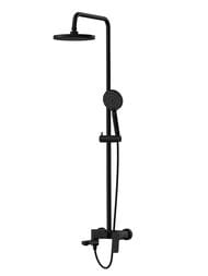 Душевая система Paini Viva Style P4YO687D250F3D110 поворотный излив, верхний/ручной душ, черный