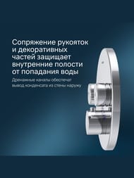 Смеситель AM.PM Inspire 2.0 встраиваемый для душа F50A85700 TouchReel 2 потребителя, с термостатом