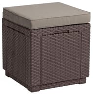 ��� KETER CUBE WITH CUSHION (42x42�39), ����������-����-�������