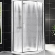 Душевой уголок BelBagno Uno (900х900х1950) UNO-195-P-1-90-CH-CR стекло шиншила/профиль хром