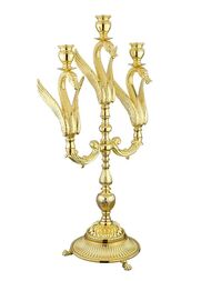 Migliore Luxor Подсвечник тройной 49x27 см, золото 26146