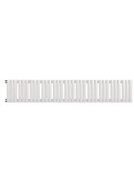 Радиатор стальной Empatiko Takt S1 однотруб 236х1312х32 33 сек боковое подкл, 1069 Вт, Mild White