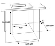 ������� ���� Bertazzoni Heritage (595�585�550) �������������, ������ F609HEREKTNE