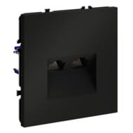 Розетка компьютерная двойная Voltum S70 VLS060208, черный матовый