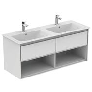 Тумба подвесная Ideal Standard CONNECT AIR 1200х517х440 2 ящика, белый глянец и матовый E0829B2