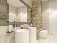 Плитка настенная Trend Madera Plata Rect (250х750) серая (кв.м.)