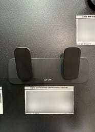 Уценка! Am.Pm Inspire 2.0 Двойной крючок для полотенец, черный A50A35622
