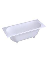 Ванна встраиваемая Salini Ornella Axis Kit (1800х800х600) S-Sense, иск.камень, матовая 103511MF