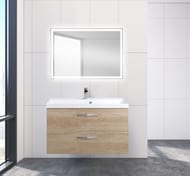 Ручка-скоба для тумбы BelBagno AURORA 221(192) мм, отделка хром матовый 8.1135.192160.42