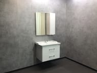 Зеркало-шкаф COMFORTY Неаполь-80 (800х750х170) подвесной, без подсветки, белый глянец 00004147561