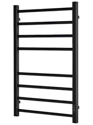 Полотенцесушитель электрический STOUT Piano quadro 80х50 черный матовый SHQ-P2QR-008050