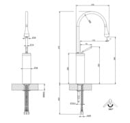 ��������� Gessi Goccia 33608.299 ��� �����������, �������, �������������, ������