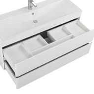 Тумба под раковину BelBagno ALBANO (1200х450х500) подвесная, Bianco Lucido ALBANO-1200-2C-SO-BL
