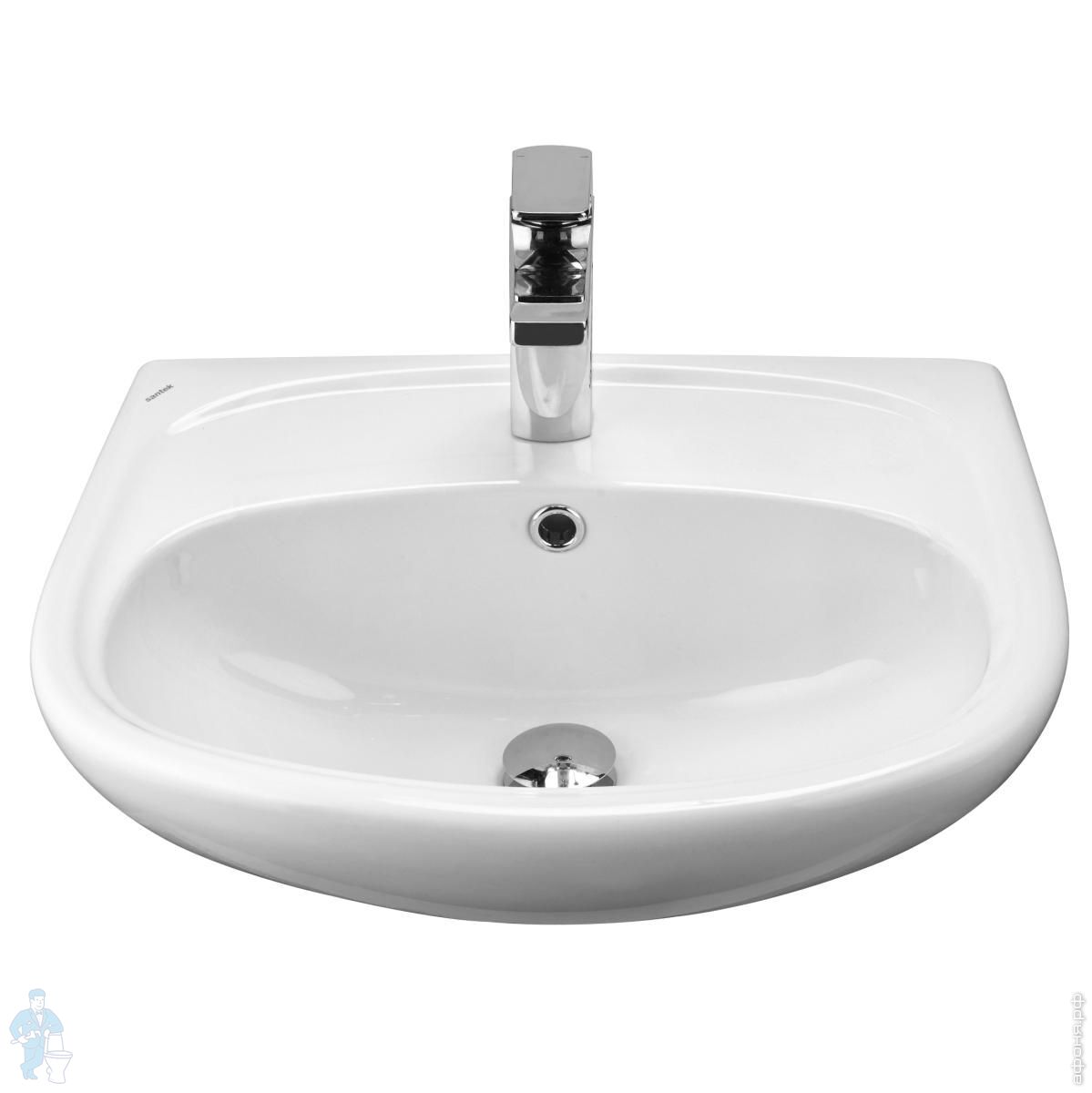 Умывальник САНТЕК Анимо-40 (310х395х155) подвесной, белый 1.WH11.0.490 ...