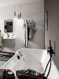 Смеситель Hansgrohe Finoris 76415670 для ванны, скрытый монтаж, матовый черный — изображение 2