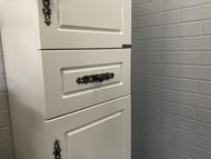 Шкаф-колонна COMFORTY Севилья-35 (350х1900х316) напольный, слоновая кость 00004137101