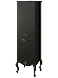 Шкаф-пенал Caprigo Бурже nero lucido 470х1599х420 левый 37250L-020