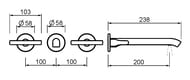 ��������� ��� �������� Fantini Sailing 67P5J013B ������������, ��������., ����.�����, Matt Gun Metal