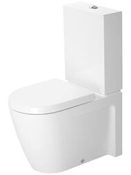 Унитаз-компакт DURAVIT STARCK 2 370х630х885 6/3л, унив. выпуск, подвод слева 2145090000+0933000005