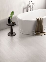 Керамогранитная плитка Sant Agostino Lakewood White (200х1200) белая (кв.м.) — миниатюра 3