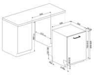 ������������� ������ SMEG STL323BQLH (598�818�545) ����., 10+1 ��������, �������� 14 ����.������