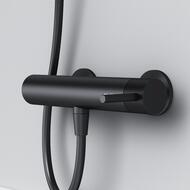Смеситель AM.PM Libre для душа, настенный, однозахватный, черный матовый F6020022