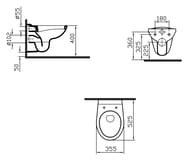 ������ ��������� Vitra Normus (360x540) ��� �������,����������������� ��������,����� 6855B003-0101
