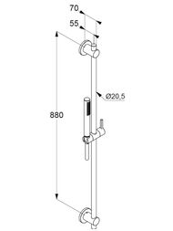 ������� �������� KLUDI Nova Fonte Puristic 1S �����, ������, ���������, ������ 2084039-15