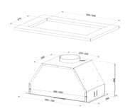 ������� Kuppersberg INTRO 70 WHITE (698�285�245) 1000�3/�, 246 ��, ����� 6510