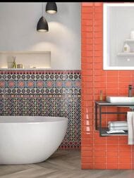 Декор KERAMA MARAZZI Алькасар (74х150) орнамент, многоцветный HGD\A321\16000 (шт.)