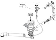 Hansgrohe D16-11 ����-������� � �������. ����������� ��� ��������� ����� � 1�� ����� 43937000
